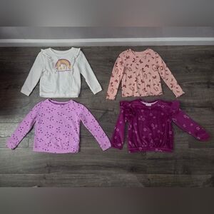 Girls long sleeve shirt bundle size 5t